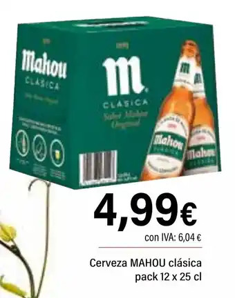 Cash Ifa MAHOU Cerveza clásica oferta