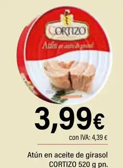 Cash Ifa CORTIZO Atún en aceite de girasol oferta