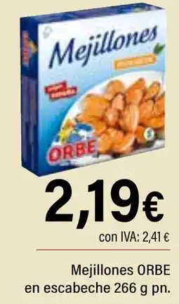 Cash Ifa ORBE Mejillones en escabeche oferta