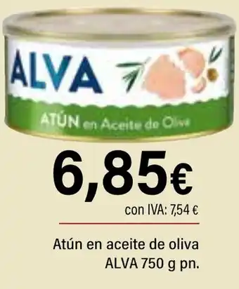 Cash Ifa ALVA Atún en aceite de oliva oferta