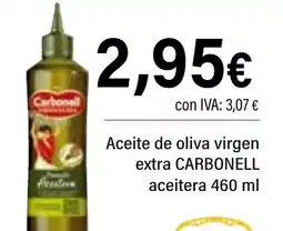 Cash Ifa CARBONELL Aceite de oliva virgen extra aceitera oferta