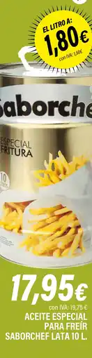 Cash Ifa Aceite especial para freír saborchef oferta