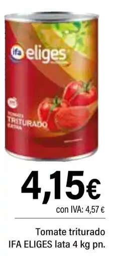 Cash Ifa IFA ELIGES Tomate triturado oferta