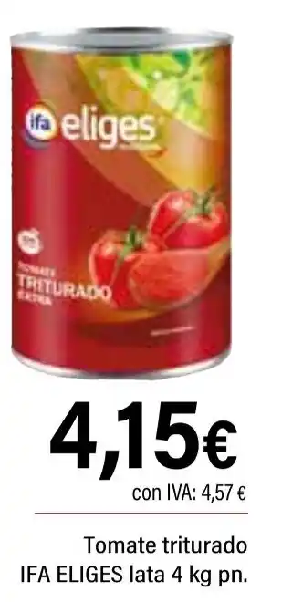 Cash Ifa IFA ELIGES Tomate triturado oferta