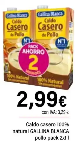 Cash Ifa GALLINA BLANCA Caldo casero 100% natural pollo oferta