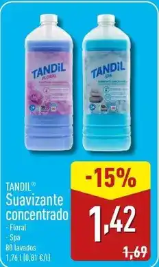 ALDI Tandil - suavizante concentrado floral oferta