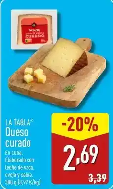 ALDI Queso curado oferta