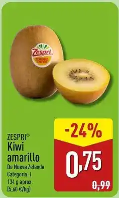 ALDI Zespri - kiwi amarillo oferta