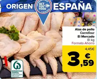 Carrefour Carrefour el mercado - alas de pollo oferta