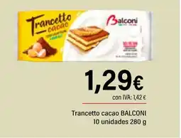 Cash Ifa BALCONI Trancetto cacao oferta