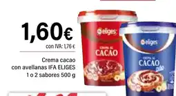 Cash Ifa IFA ELIGES Crema cacao con avellanas 1 o 2 sabores oferta