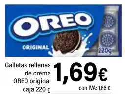 Cash Ifa OREO Galletas rellenas de crema original oferta