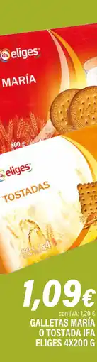 Cash Ifa IFA ELIGES Galletas maría o tostada oferta