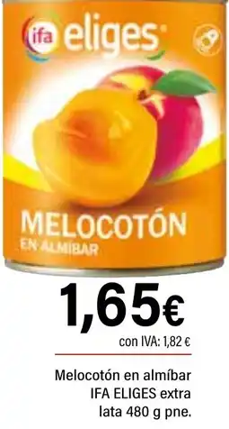 Cash Ifa IFA ELIGES Melocotón en almíbar extra oferta