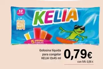 Cash Ifa KELIA Golosina líquida para congelar oferta