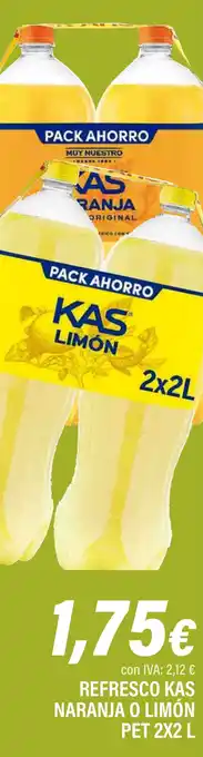 Cash Ifa KAS Refresco naranja o limón oferta