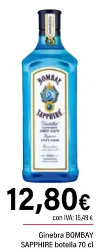 Cash Ifa BOMBAY SAPPHIRE Ginebra oferta