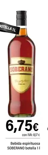 Cash Ifa SOBERANO Bebida espirituosa oferta