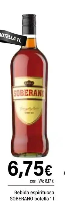 Cash Ifa SOBERANO Bebida espirituosa oferta