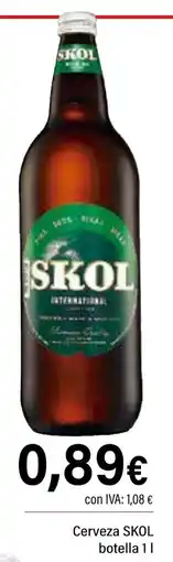 Cash Ifa SKOL Cerveza oferta