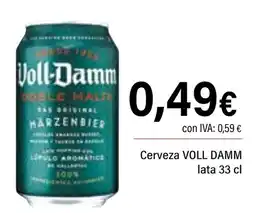 Cash Ifa VOLL DAMM Cerveza oferta