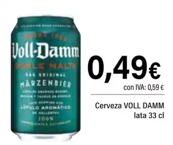 Cash Ifa VOLL DAMM Cerveza oferta
