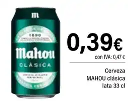 Cash Ifa MAHOU Cerveza clásica oferta