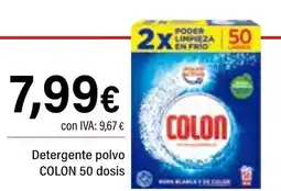 Cash Ifa COLON Detergente polvo 50 dosis oferta