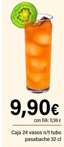 Cash Ifa Caja 24 vasos n/t tubo pasabache oferta