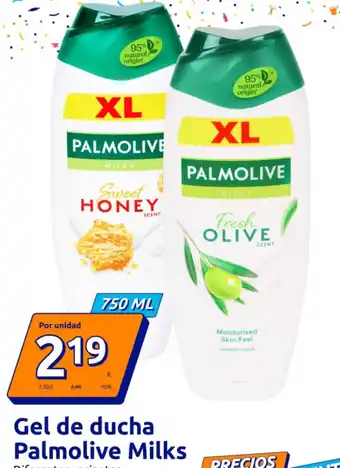 Action PALMOLIVE Gel de ducha Milks oferta