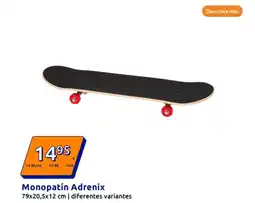 Action Monopatín Adrenix 79x20,5x12 cm oferta