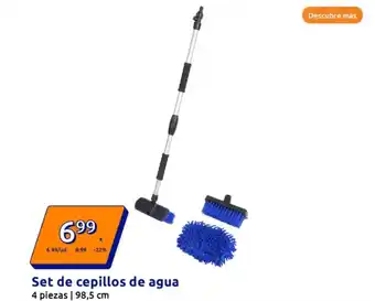Action Set de cepillos de agua 4 piezas | 98,5 cm oferta
