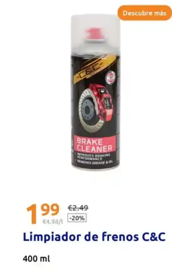Action C&C Limpiador de frenos oferta