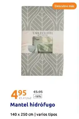 Action Mantel hidrófugo 140 x 250 cm oferta