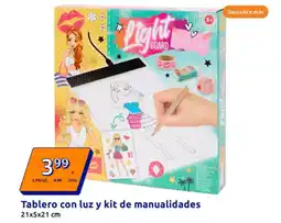 Action Tablero con luz y kit de manualidades 21x5x21 cm oferta