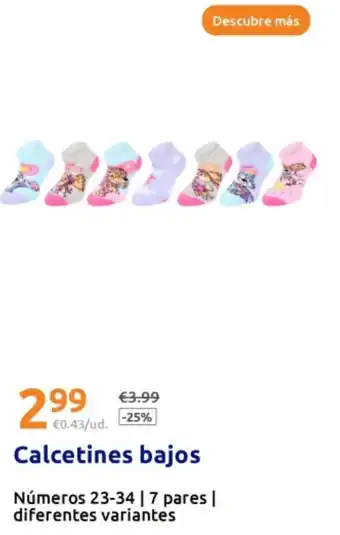 Action Calcetines bajos oferta