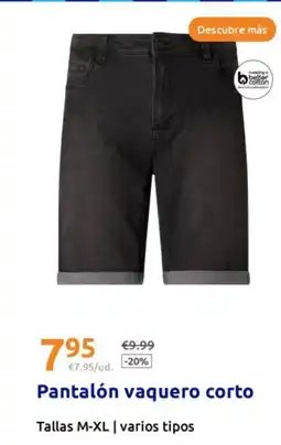 Action Pantalón vaquero corto oferta