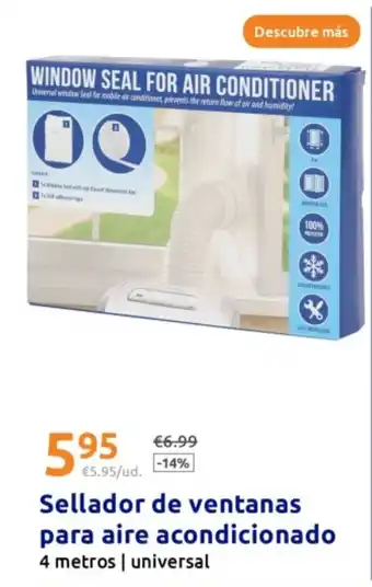 Action Sellador de ventanas para aire acondicionado 4 metros oferta