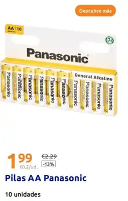 Action PANASONIC Pilas AA oferta
