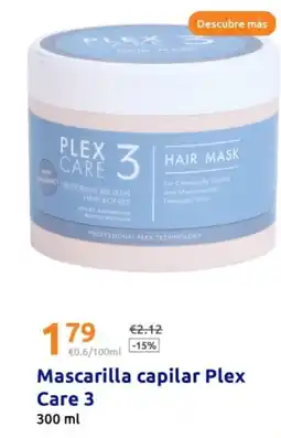 Action Mascarilla capilar Plex Care 3 oferta
