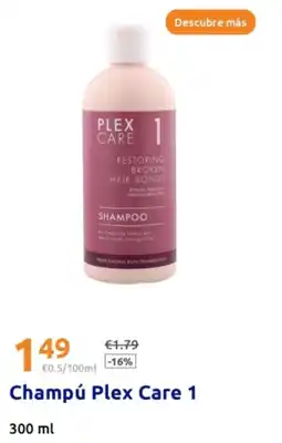 Action Champú Plex Care 1 oferta