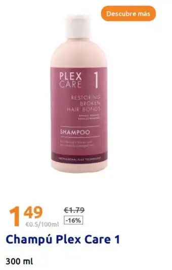 Action Champú Plex Care 1 oferta