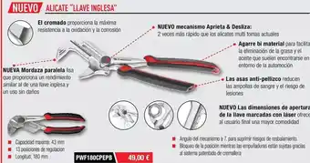 Ferri Alicate llave inglesa oferta