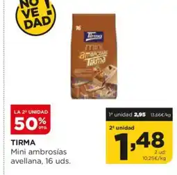 Alimerka TIRMA Mini ambrosias avellana oferta