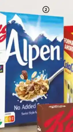 Alimerka ALPEN Muesli sin azúcar añadido oferta