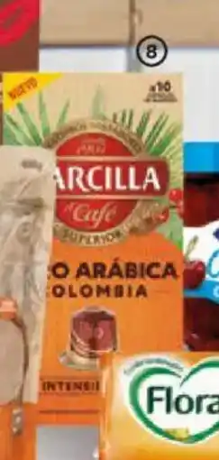 Alimerka MARCILLA Café puro arábica Colombia, 10 cápsulas oferta