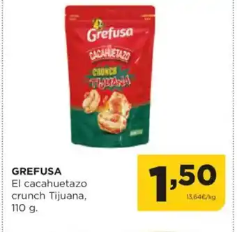 Alimerka GREFUSA El cacahuetazo crunch Tijuana oferta
