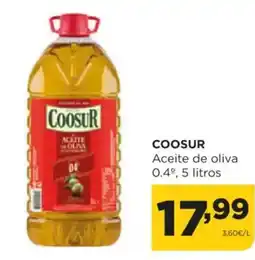Alimerka COOSUR Aceite de oliva 0.4% oferta
