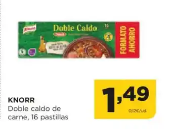 Alimerka KNORR Doble caldo de carne oferta