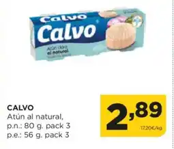 Alimerka CALVO Aún claro al natural oferta